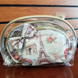 Set of 3 Cosmetics bags